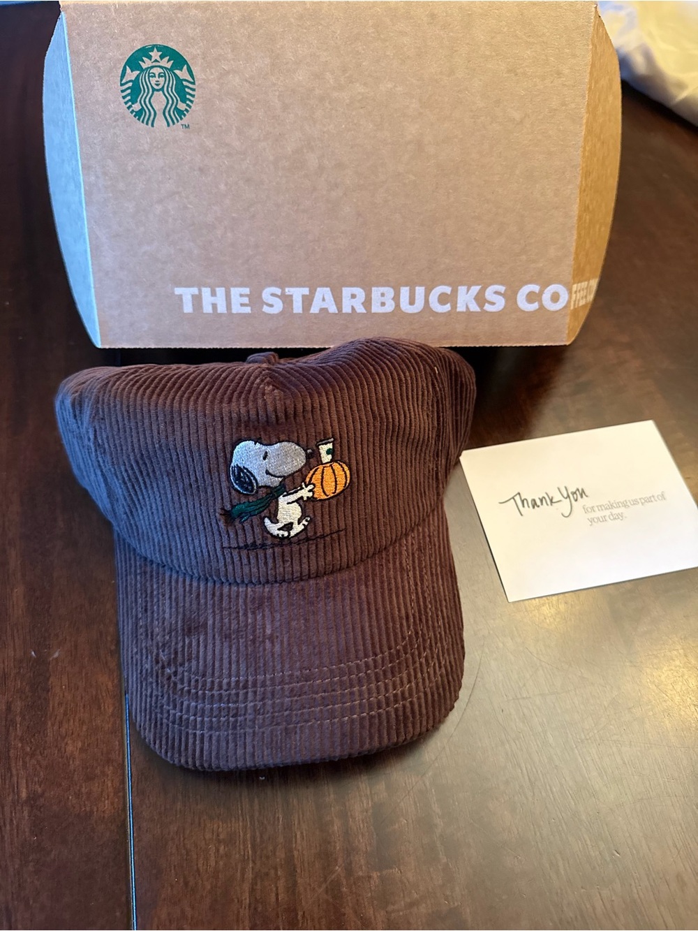 Peanuts + Starbucks Hat